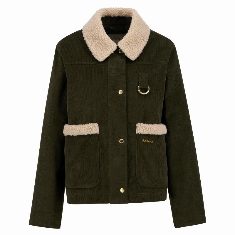 Dont Miss Big Savings Save Big Online Barbour Tabitha Ladies Casual Jacket - Olive