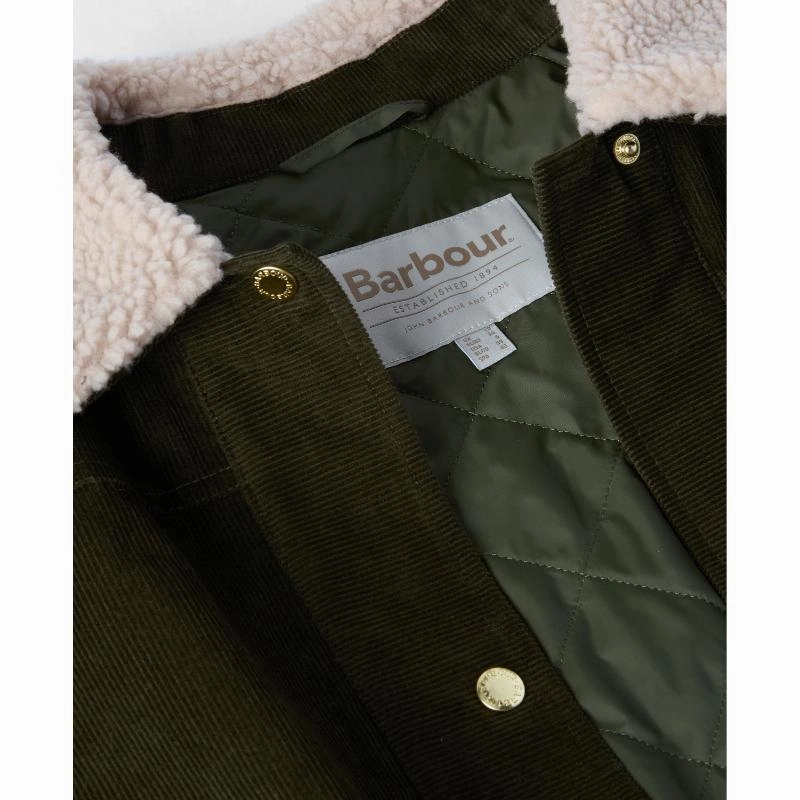Trending Savings Now Barbour Tabitha Ladies Casual Jacket - Olive