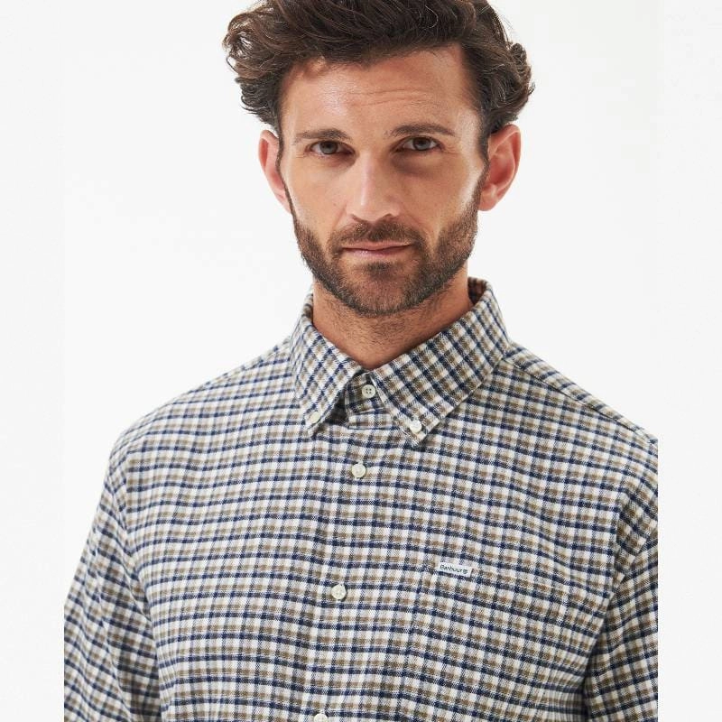 Barbour Tanlaw Mens Shirt - Whisper White Hot Offer Event Trending Hot Picks