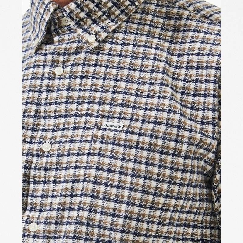 Barbour Tanlaw Mens Shirt - Whisper White Shop Save Big