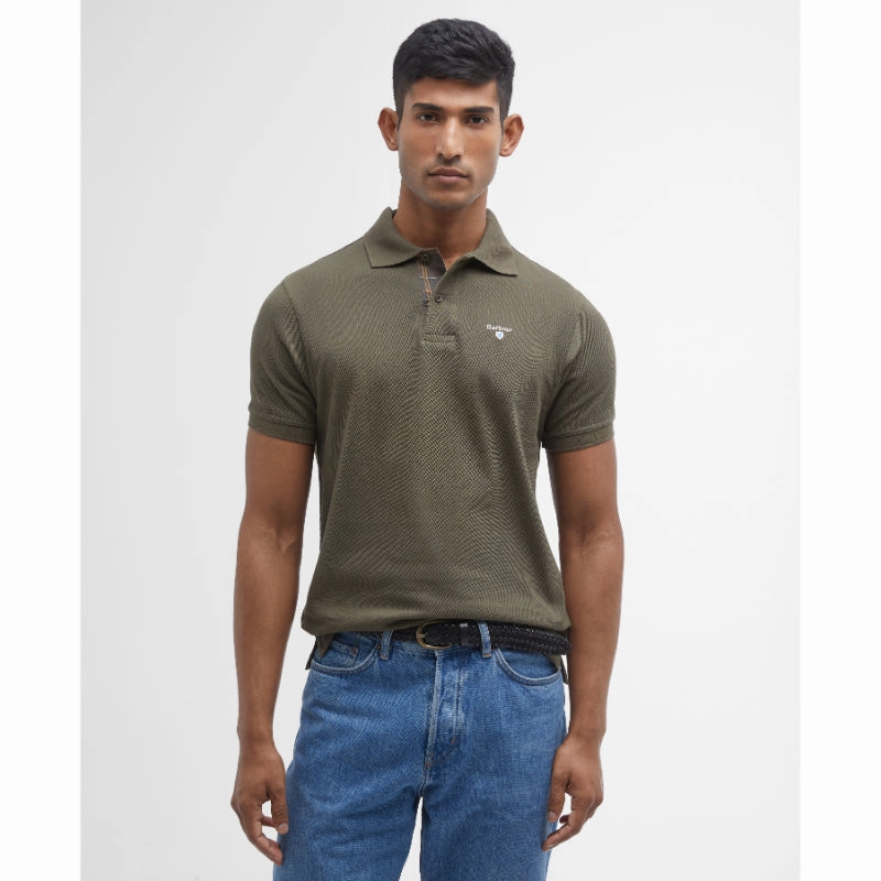 Online Exclusive Steal Mega Sale Now Barbour Tartan Pique Mens Polo Shirt - Dark Olive/Classic
