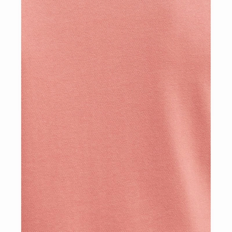 Barbour Tartan Pique Mens Polo Shirt - Pink Clay Todays Special Picks