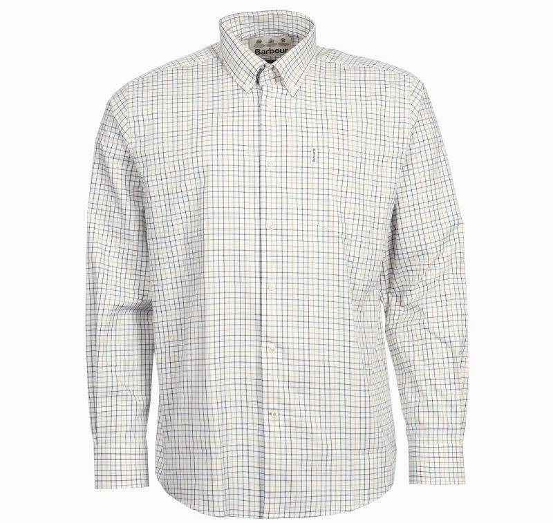 Hot Sale Alert Perfect Gift Sale Barbour Tattersall 9 Mens Shirt - Ginger