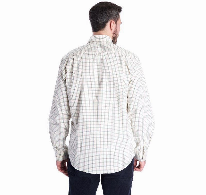 Barbour Tattersall 9 Mens Shirt - Purple Special Surprise Sale