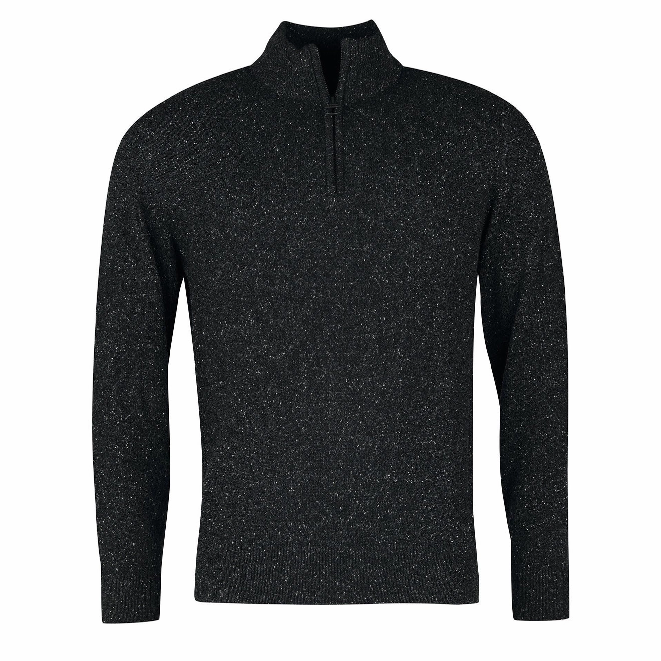Barbour Tisbury Half Zip Sweater Black Limited Offer Alert Weekend Specials
