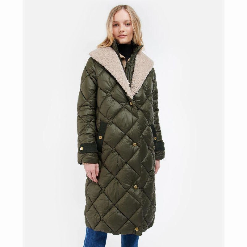 Shop Grab Offer Barbour Tolsta Ladies Quilted Jacket - Sage/Ancient