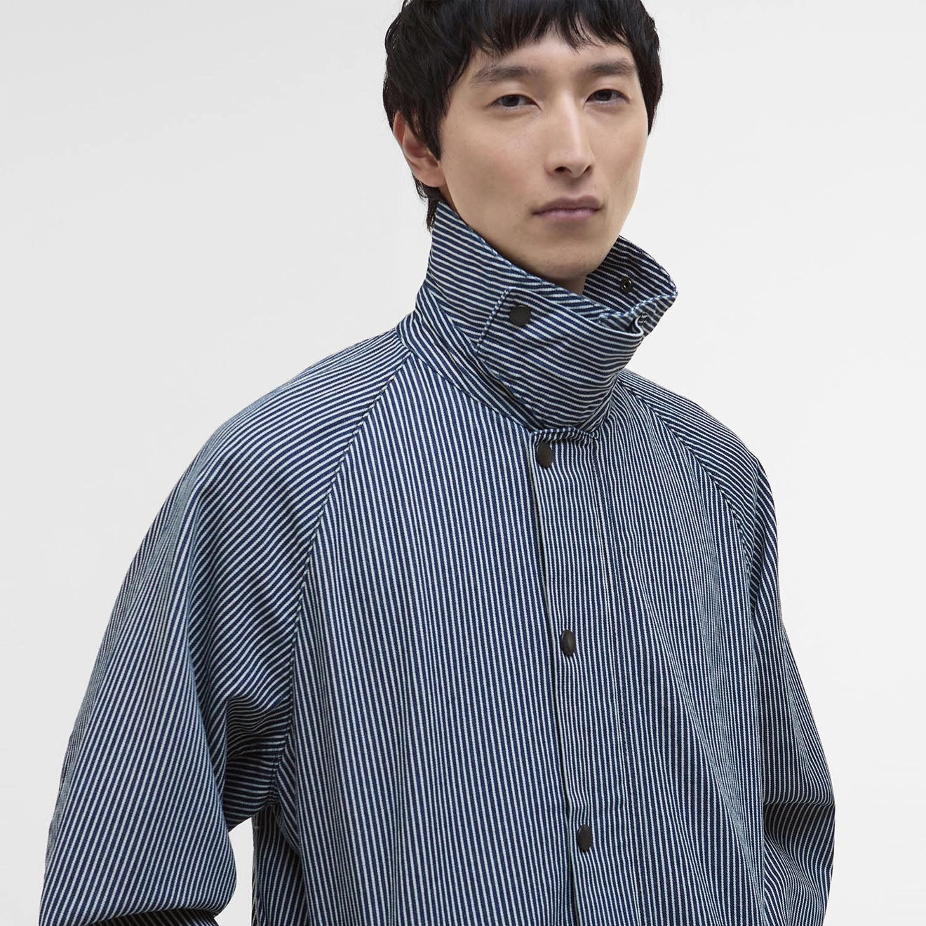 Barbour Transport Stripe Casual Jacket Indigo Stripe MustHave Steals Shop Today Save