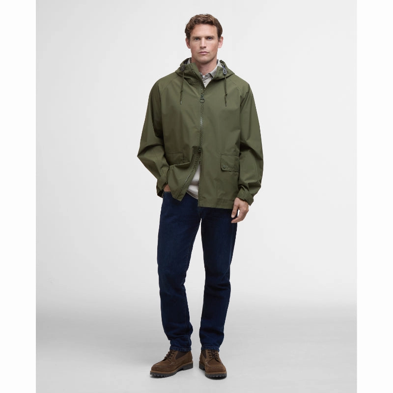 Price Drop Frenzy Barbour Trover Mens Waterproof Jacket - Fern