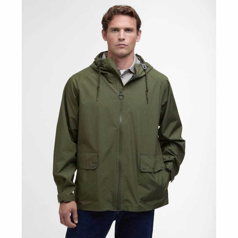 Barbour Trover Mens Waterproof Jacket - Fern Daily Special Offer Todays Steal