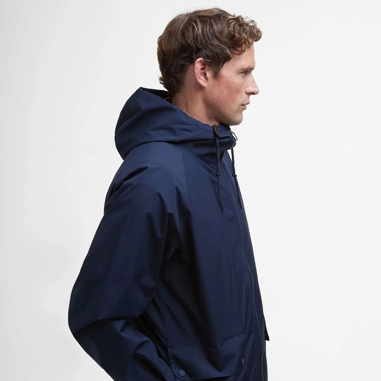 Barbour Trover Waterproof Jacket Navy Hot Price Drop Sweet Deal Inside