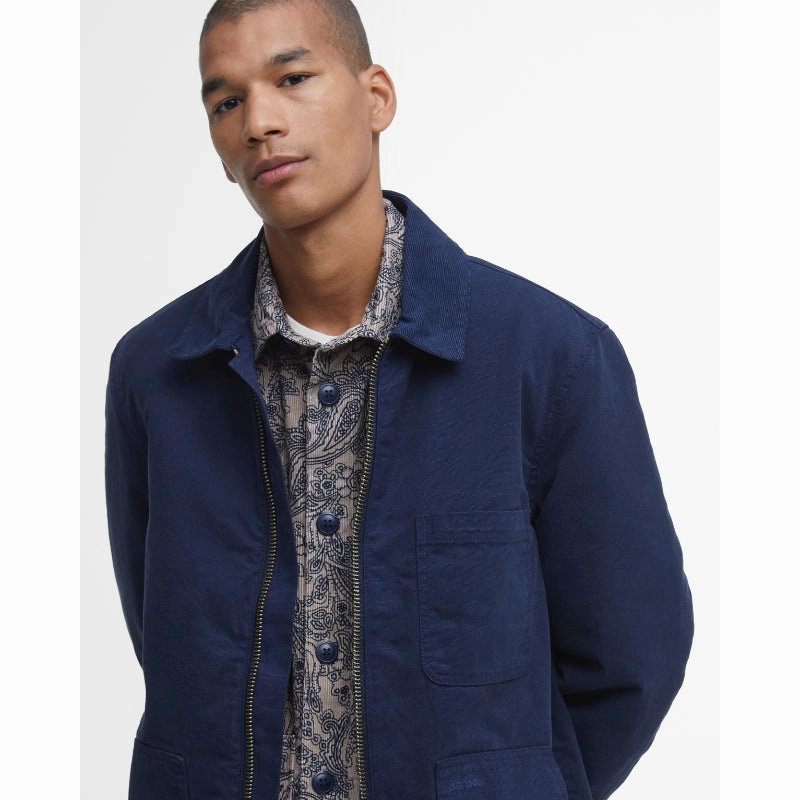 Barbour Tyne Casual Mens Jacket - Navy Exclusive Online Offer Todays Trending Deals