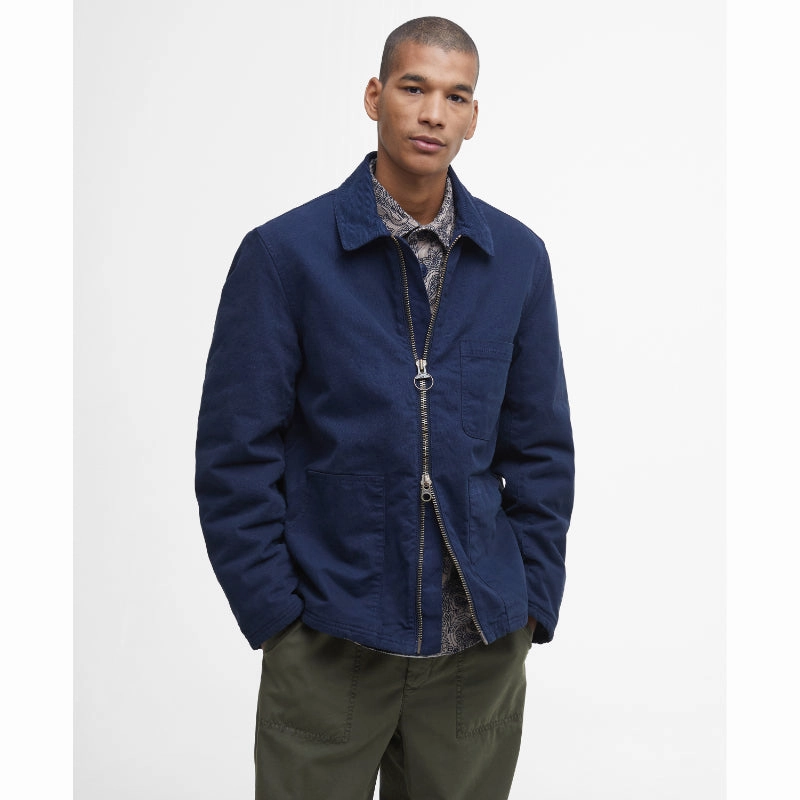 Barbour Tyne Casual Mens Jacket - Navy Hot Savings Alert Special Steal Event