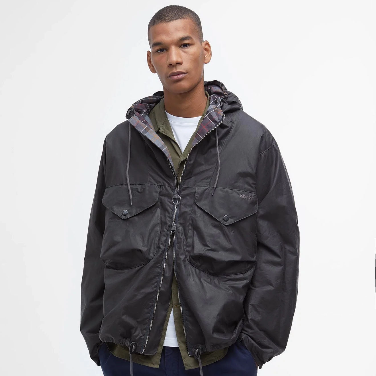 Special Price Today Online Exclusive Steal Barbour Utility Sapper Wax Jacket Charcoal