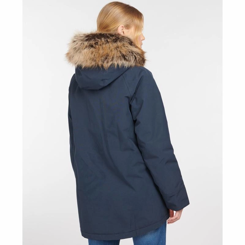 Barbour Warkworth Ladies Waterproof Jacket - Navy/Dark Chambray Dont Miss Big Savings Exclusive Hot Pick