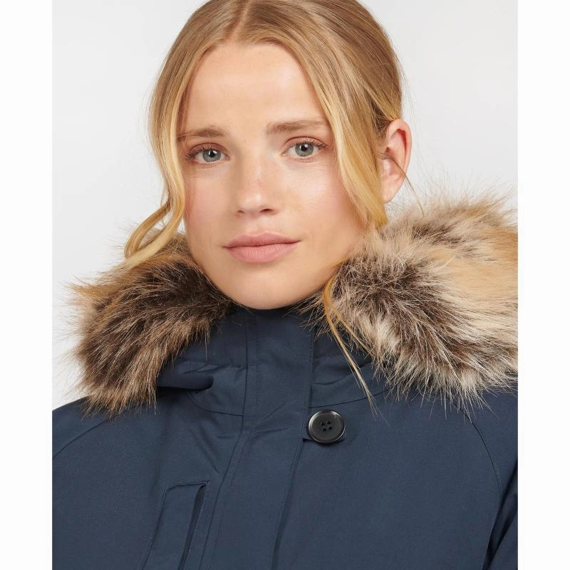 Barbour Warkworth Ladies Waterproof Jacket - Navy/Dark Chambray MustHave Clearance Today Only Hot Sale