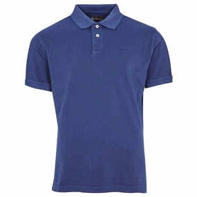 Hot Deal Alert Barbour Washed Sports Mens Polo Shirt - Navy