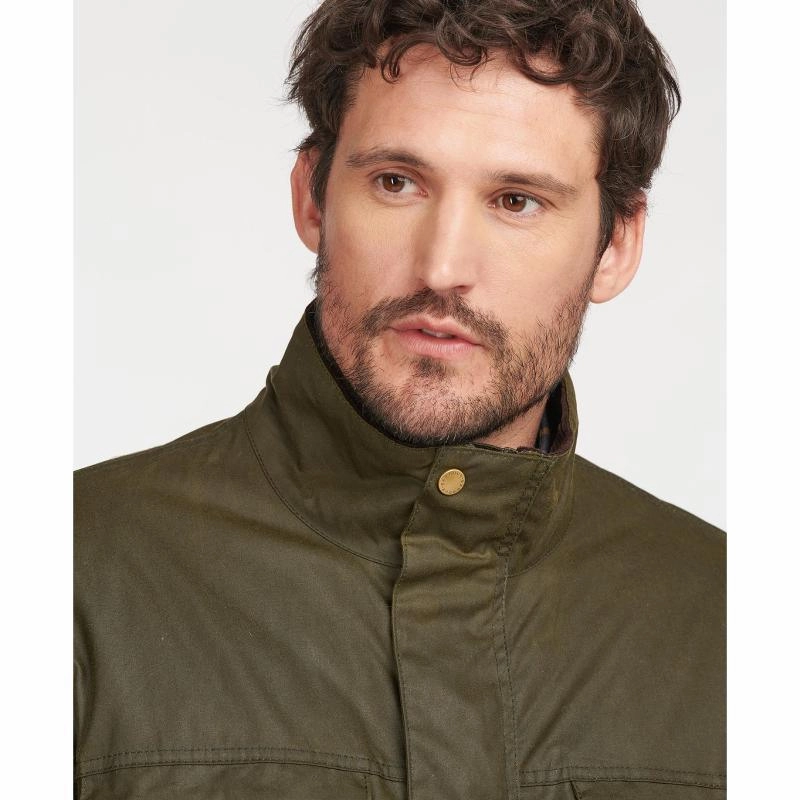 Barbour Watson Mens Wax Jacket - Archive Olive Dont Wait Save Today