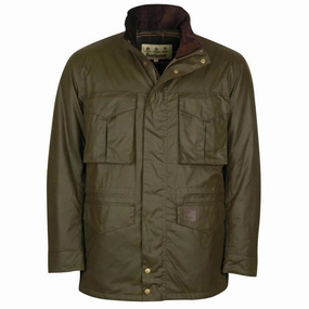 Barbour Watson Mens Wax Jacket - Archive Olive Hot Deals Today Save Big Today