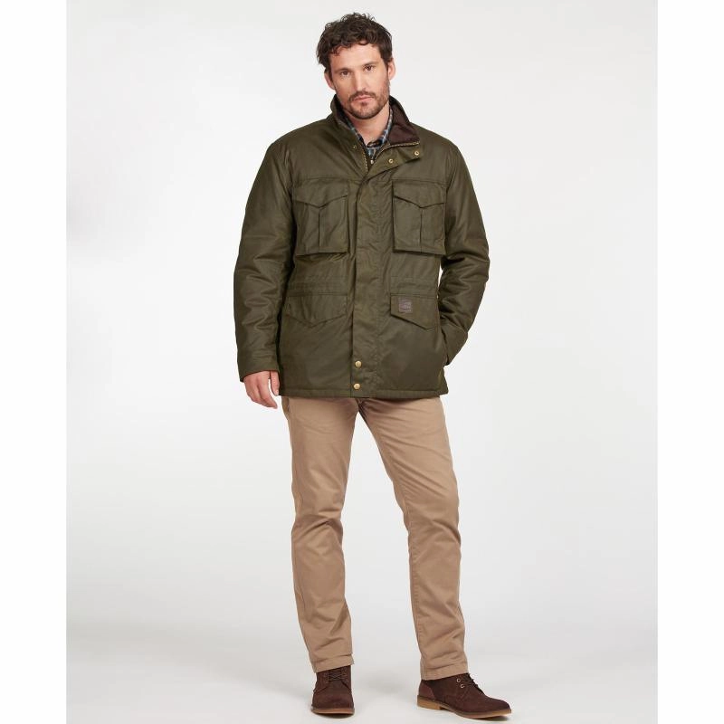 Special Steal Event Hot Offer Event Barbour Watson Mens Wax Jacket - Archive Olive