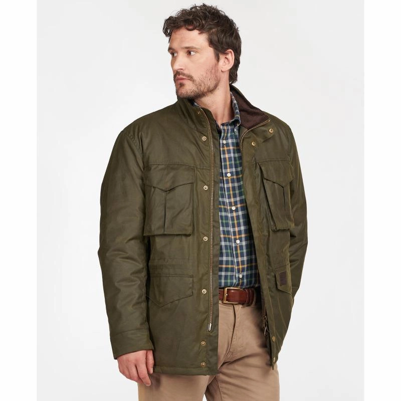 Todays Steal Barbour Watson Mens Wax Jacket - Archive Olive