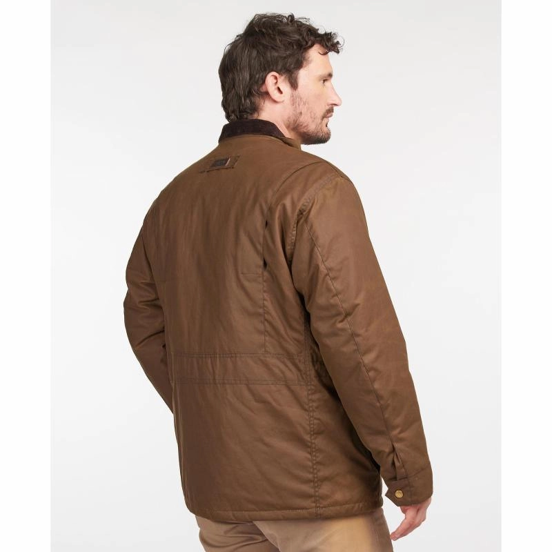 Barbour Watson Mens Wax Jacket - Brown Flash Discount Today