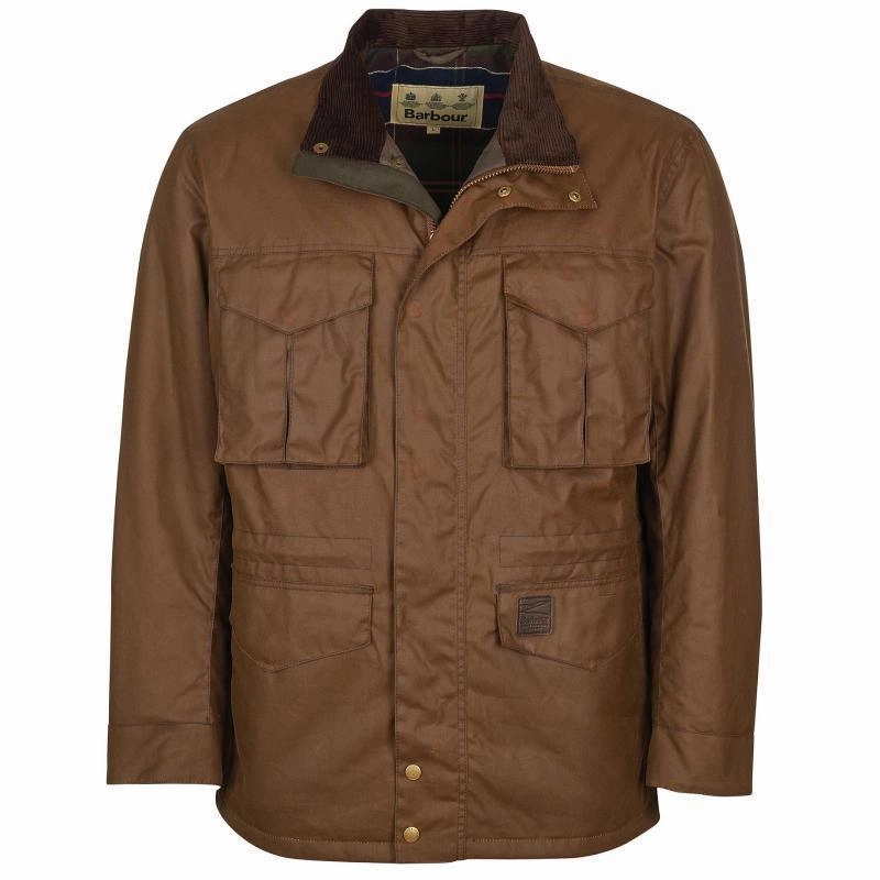 Big Hot Sale Barbour Watson Mens Wax Jacket - Brown