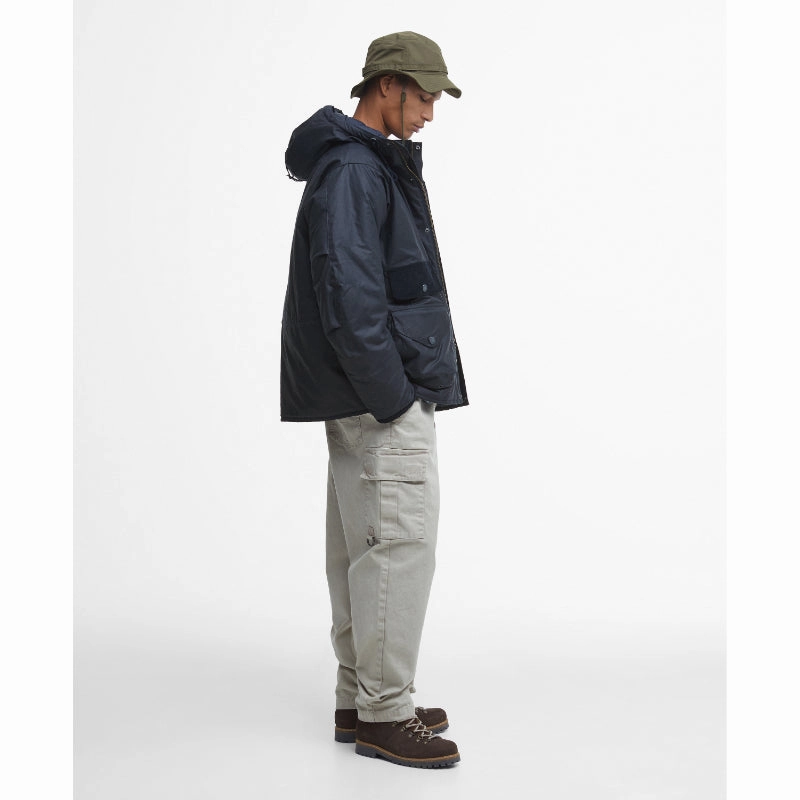 Best Deal Alert Barbour Weardale Worker Mens Wax Jacket - Navy