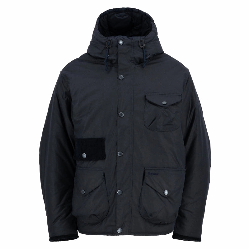 Barbour Weardale Worker Mens Wax Jacket - Navy Hot Pick Deal Instant Deal Today