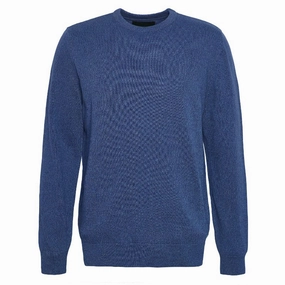 Barbour Whitfield Crew Neck Mens Jumper - Navy Hot Offer Ending Soon Trendy Picks Today