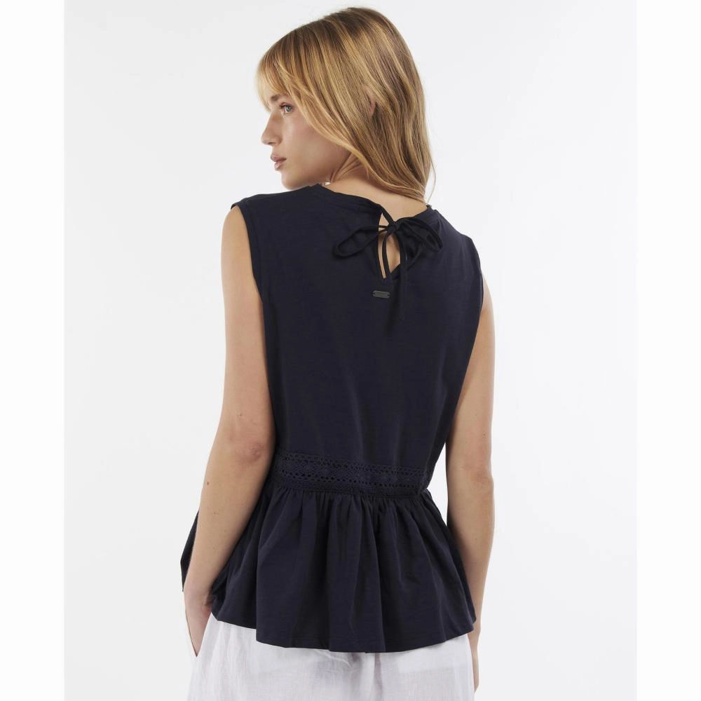 Hot Offer Frenzy Limited Stock Offer Barbour Willow Ladies Swing Top - Midnight