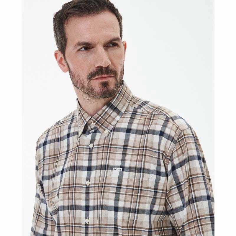 Shop Grab Offer MustHave Items Barbour Winston Mens Shirt - Navy