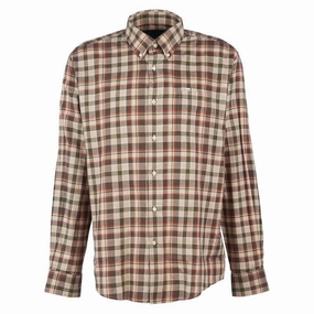 Steal Todays Offer Barbour Winston Mens Shirt - Rustic