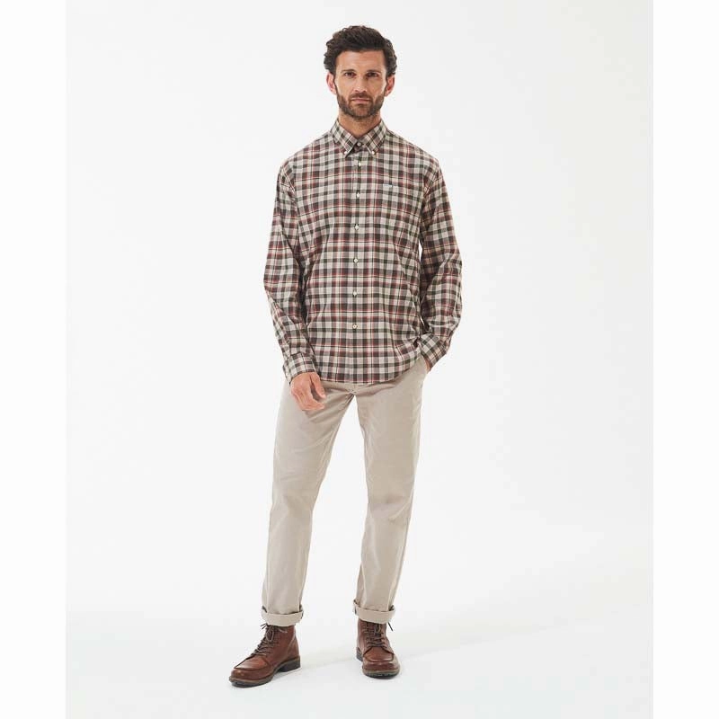 Barbour Winston Mens Shirt - Rustic Instant Savings Deal Best Deal Today