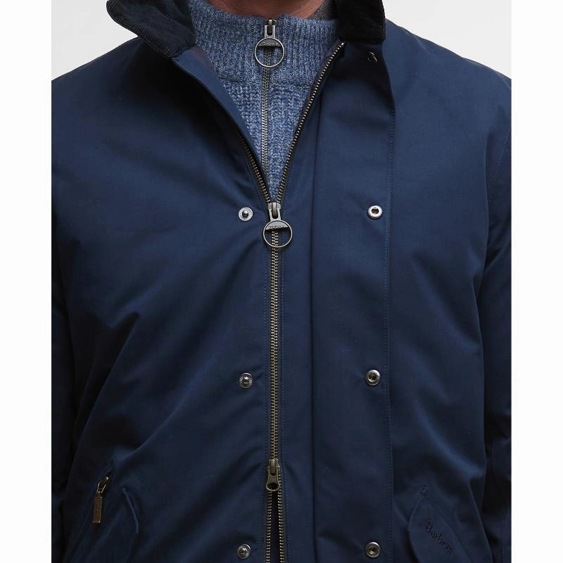 Barbour Winter Spoonbill Waterproof Mens Jacket - Navy Today Only Discount Alert Special Online Offer
