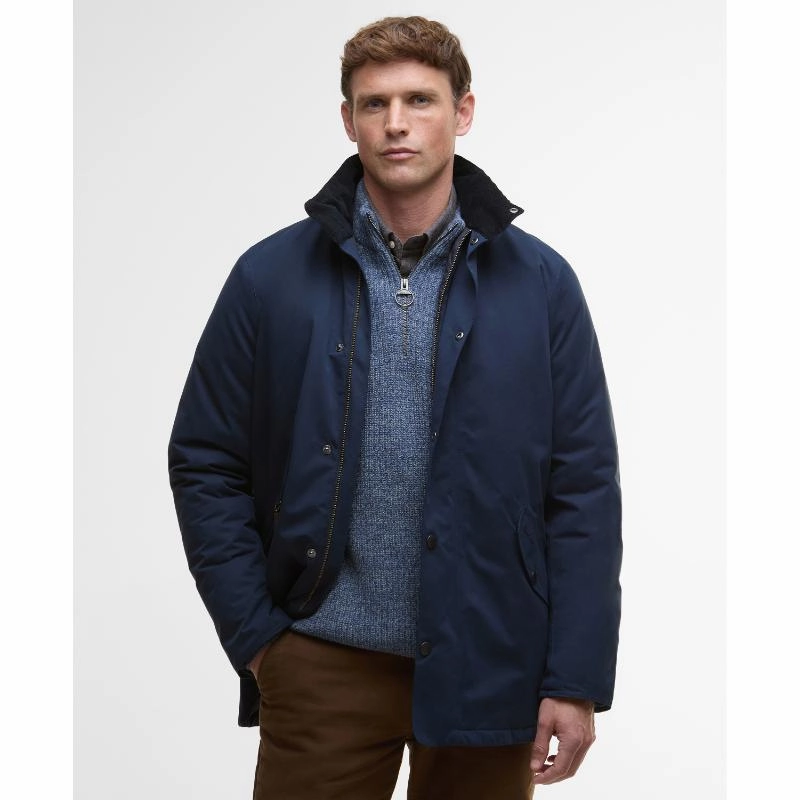 Shop Hot Picks Barbour Winter Spoonbill Waterproof Mens Jacket - Navy