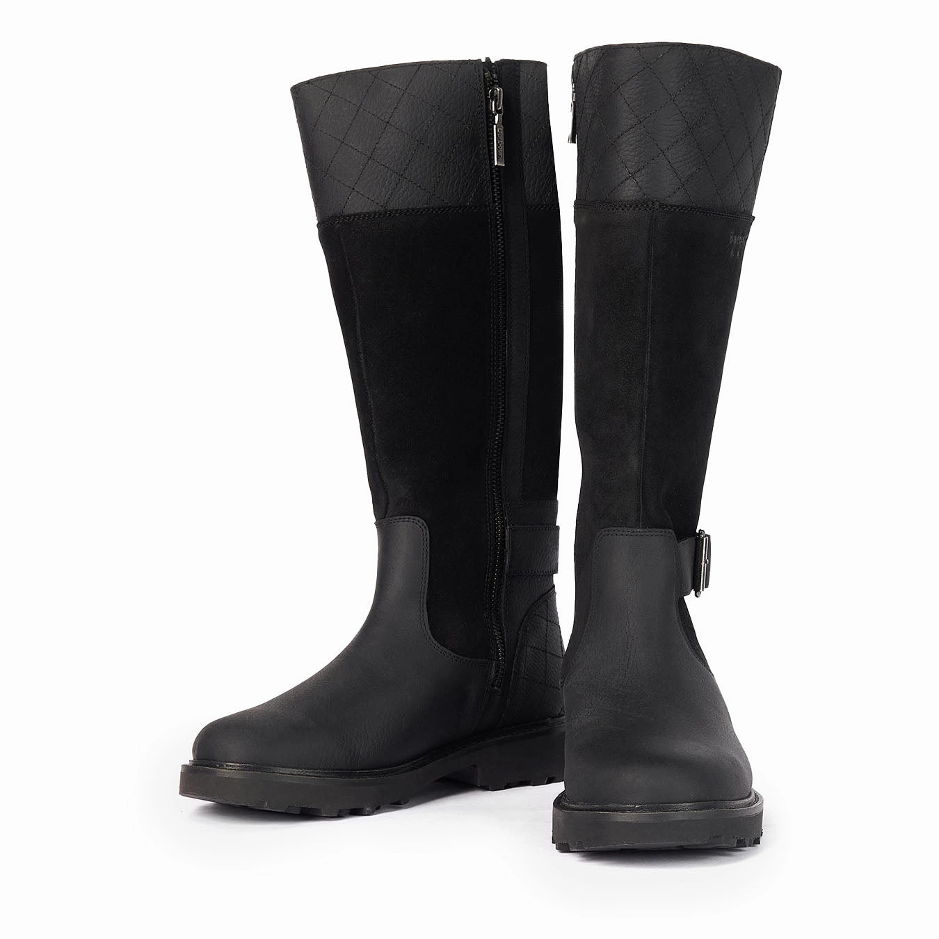Hot Price Drop Barbour Womens Fareham Knee-High Boots Black