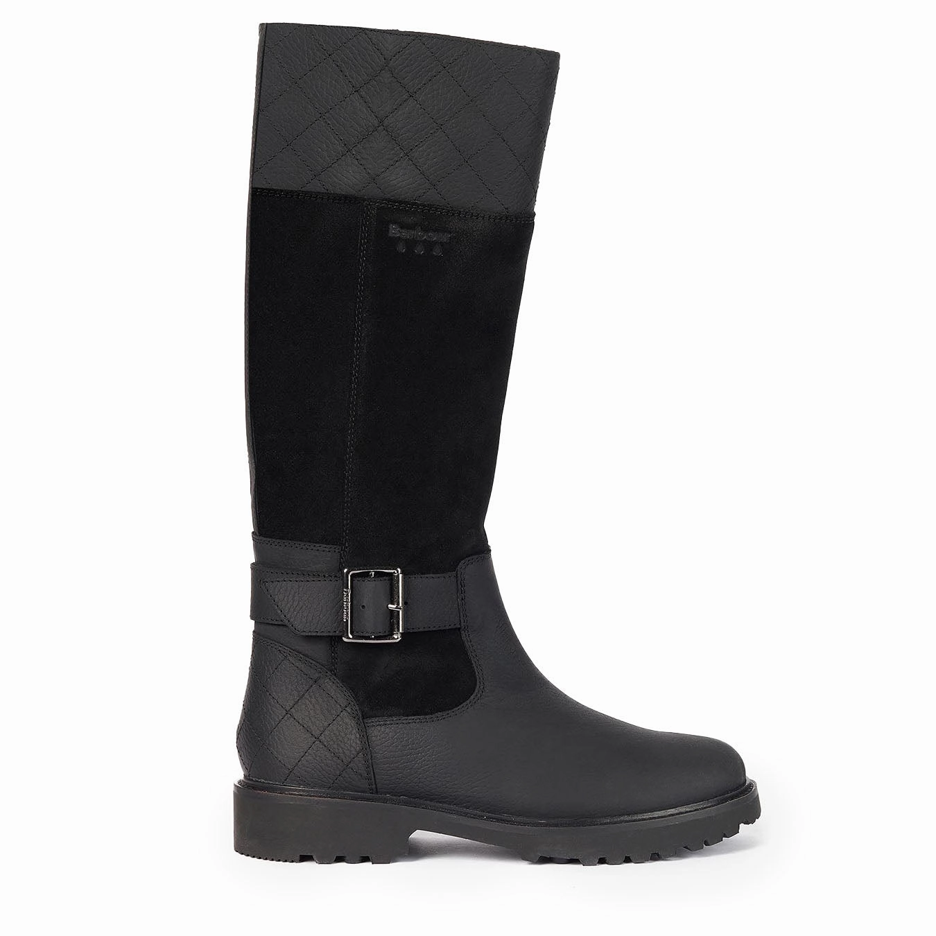 MustHave Clearance Barbour Womens Fareham Knee-High Boots Black