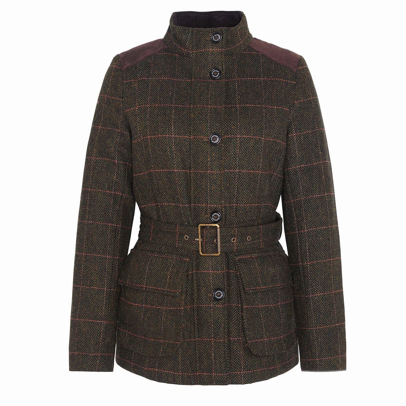 Barbour Womens Hollie Wool Jacket Spiced Pumpkin Trending Hot Deal