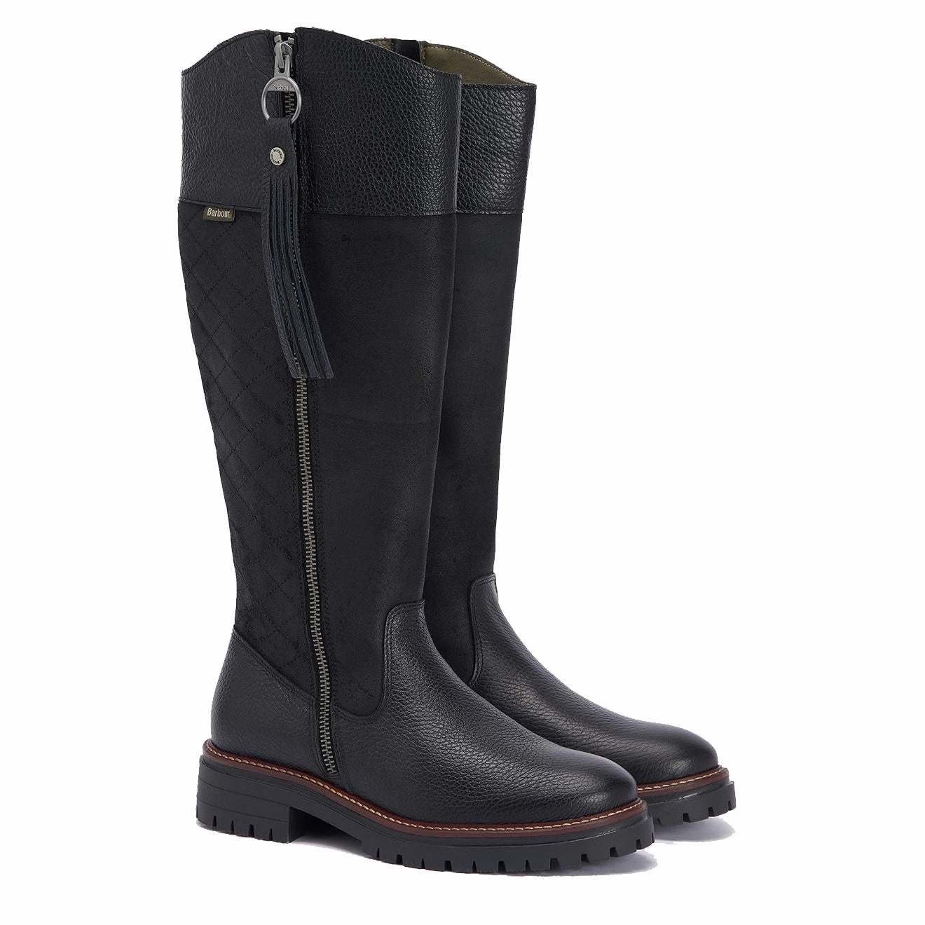 Limited Stock Offer Barbour Womens Ingrid Tall Boot Black