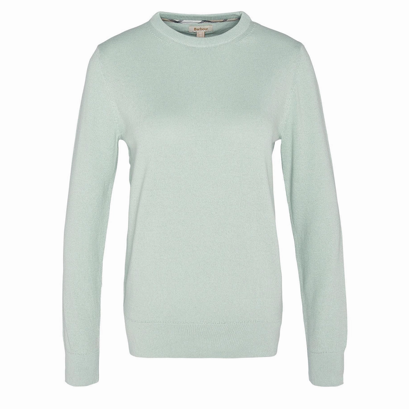 Price Drop Today Barbour Womens Lavender Crew Neck Jumper Bayleaf