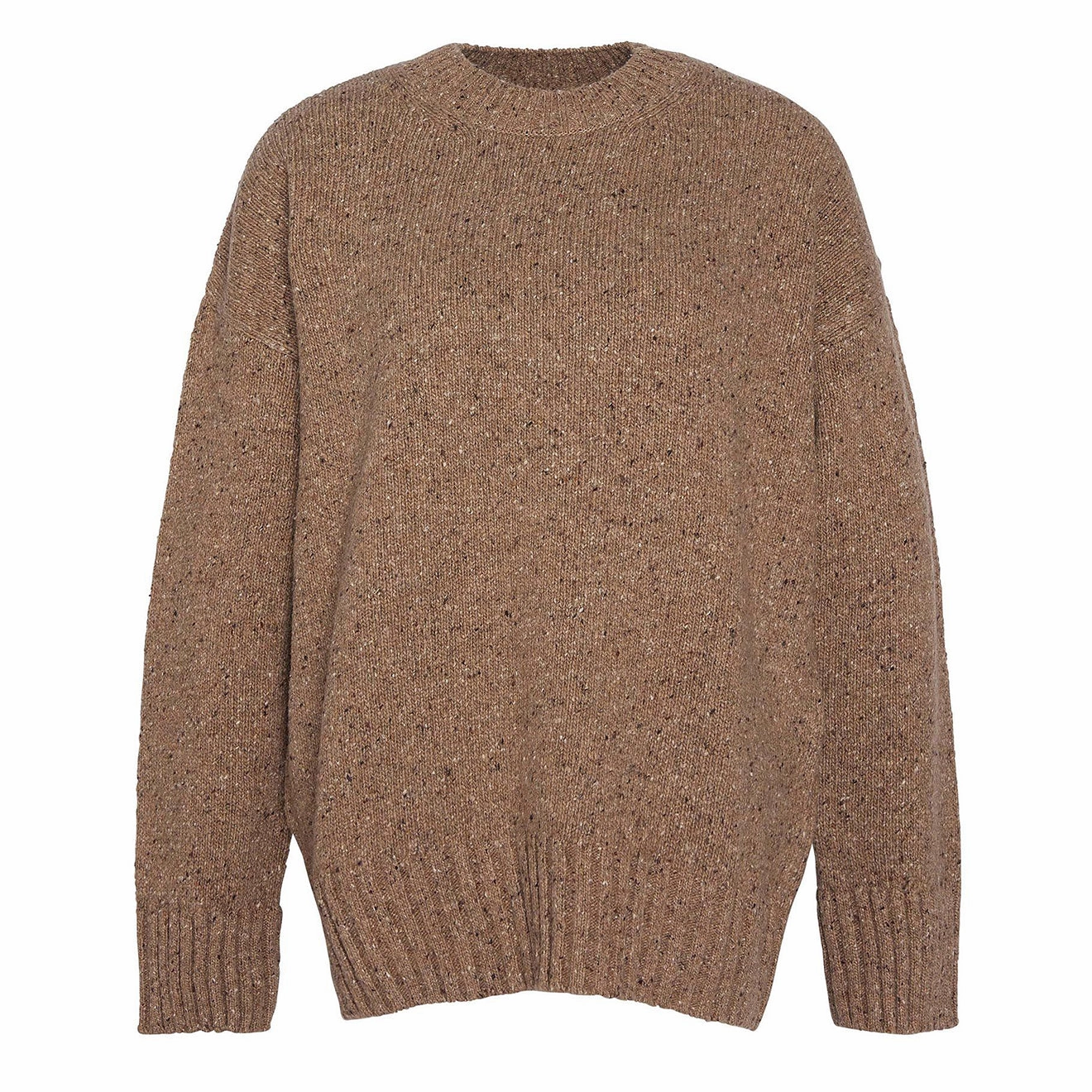 Limited Edition Offer Weekend Sale Special Barbour Womens Lavensdale Crew Knitted Jumper Honey