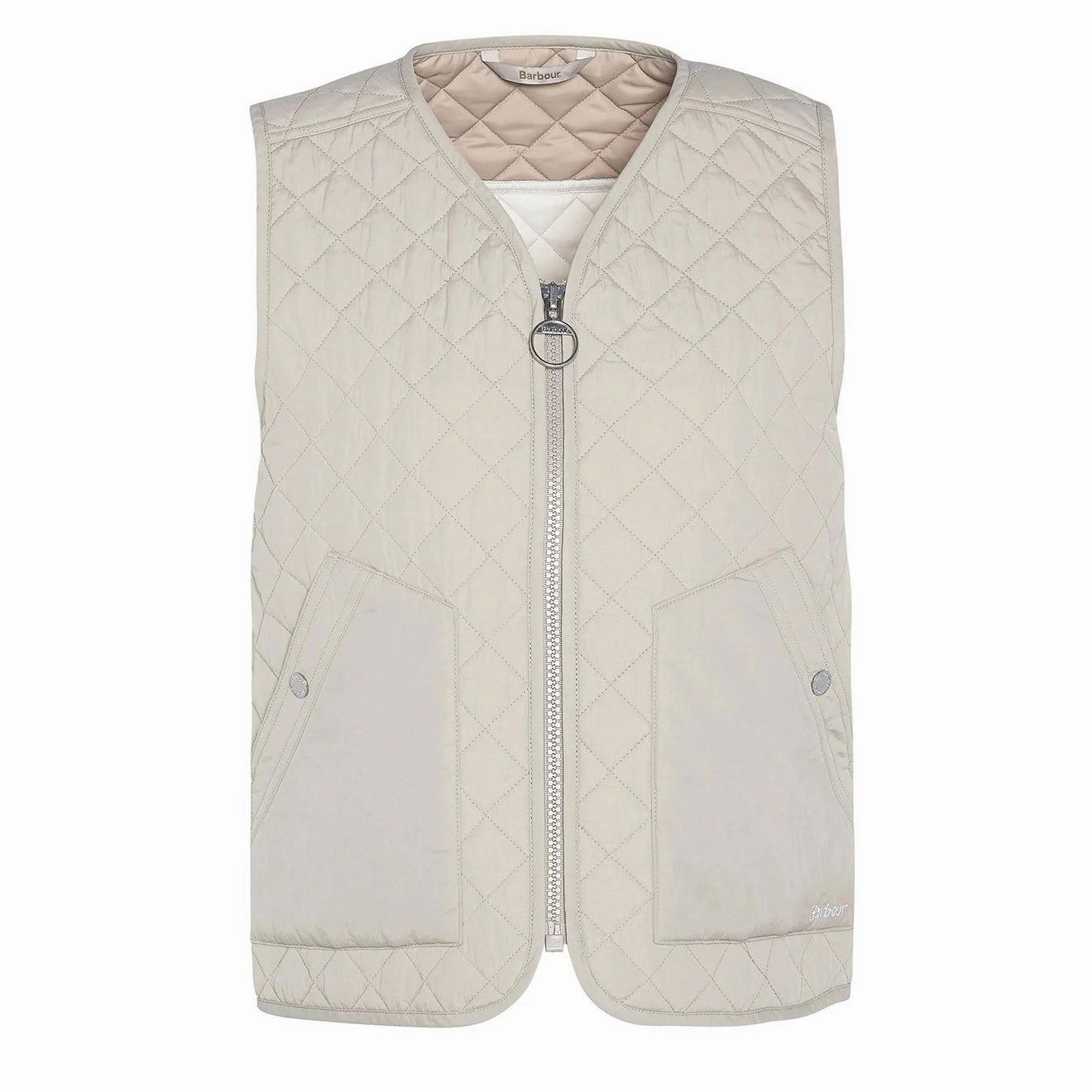 Hot Sale Frenzy Trending Offer Today Barbour Womens Louise Gilet Light Sand