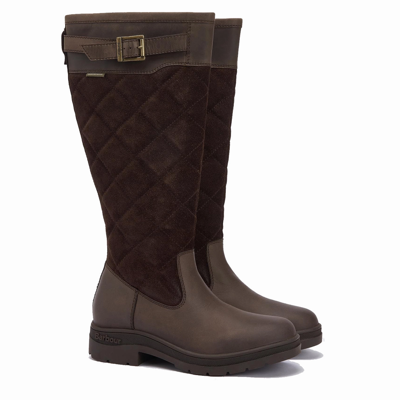 Flash Offer Today Barbour Womens Oak Tall Boot Brown