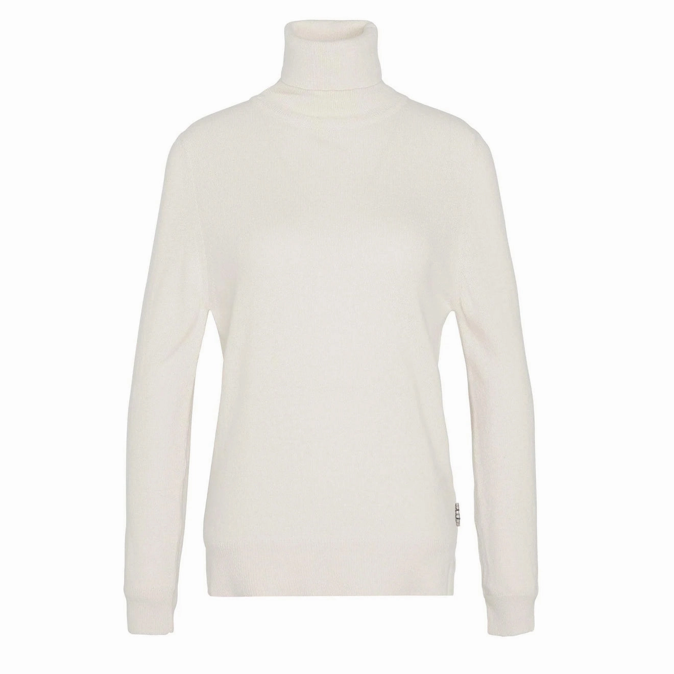 Barbour Womens Pendle Roll Collar Knitted Jumper Ecru / Hessian Tartan Big Sale Today Flash Deal Today