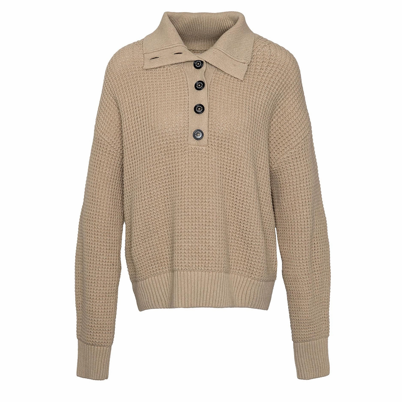Barbour Womens Woodside Knitted Jumper Oatmeal Todays Best Deal Clearance Blowout