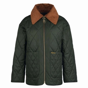 Online Exclusive Deal Save Today Only Barbour Woodhall Ladies Quilt Jacket - Sage/Ancient