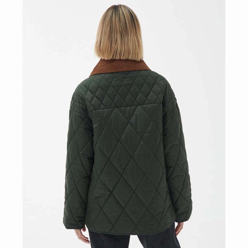 Barbour Woodhall Ladies Quilt Jacket - Sage/Ancient Limited Edition Offer Shop Today Save