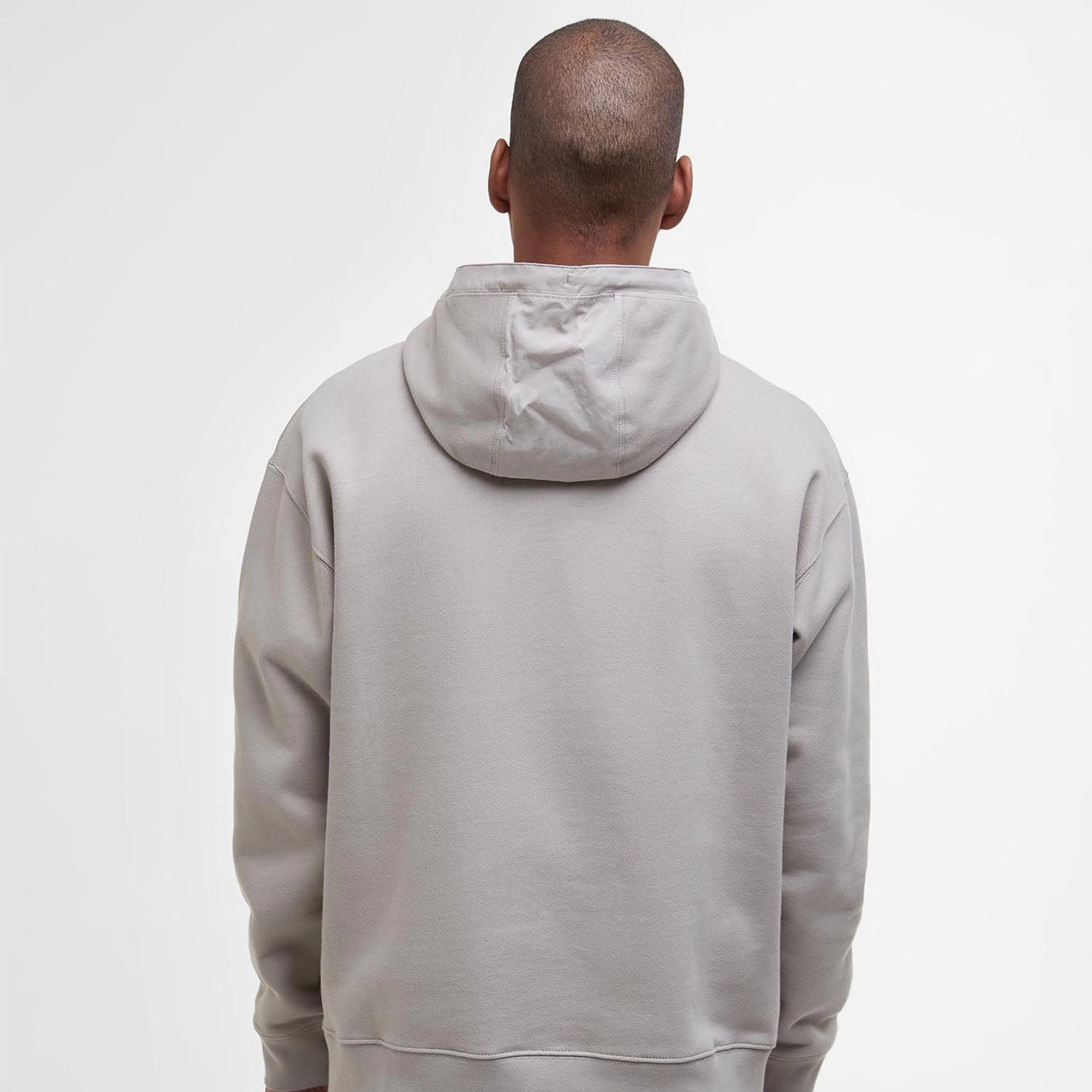 Limited Offer Alert Limited Stock Hot Deal Barbour Yalding Hooded Sweatshirt Concrete