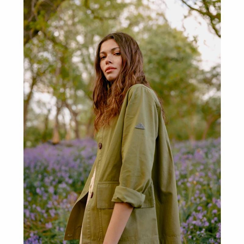 Clearance Sale Special Surprise Sale Barbour Zale Casual Ladies Jacket - Olive Tree