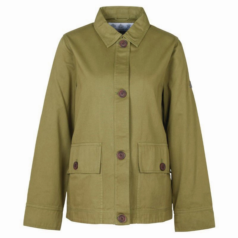 Big Clearance Event Gift Sale Event Barbour Zale Casual Ladies Jacket - Olive Tree